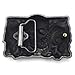XGALBLA Western Cowboy Skull Belt Buckle For Mens Grey Tone