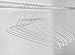 ATZ Industries Wire Hangers in Bulk - 100 White Metal Hangers - 18 Inch 14.5 Gauge Standard Coated Steel Hangers (100)