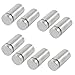 uxcell a13061000ux1644 Stainless Steel Advertisement Board Glass Standoff Hardware 19 x 40 mm 8 Pcs (Pack of 8)