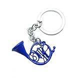 Blue French Horn Keychain inspired by How I Met Your Mother