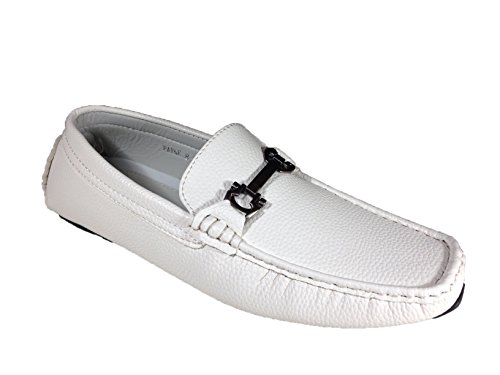 white driving moccasins