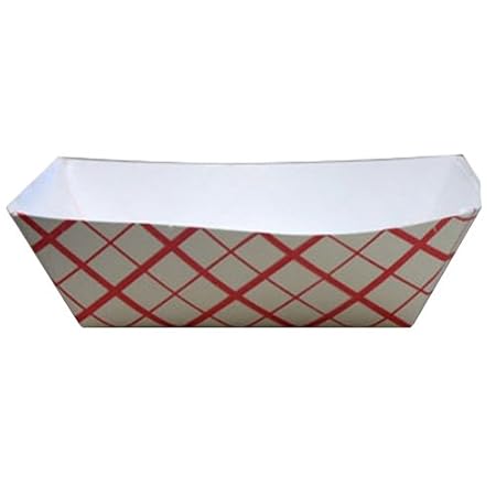 Amazon.com: Bandejas desechables de papel para alimentos ...