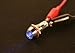 PilotLights 12 Volt DC Pilot Light, 10mm Panel Indicator Light - Blue LED, 12VDC