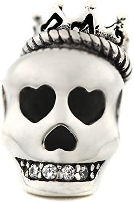 COTO 925 Sterling Silver Skulls Charm Beads Fit Original Bracelet Pendants DIY Jewelry Making