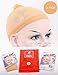 2 Pack Stocking Wig Cap 2 Pcs Per Pack Neutral Nude Color