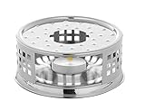 Teabloom Tea Warmer - Stainless Steel Teapot Warmer with Tea Light Candle