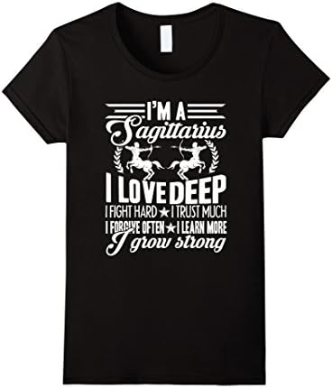 Womens Sagittarius Shirt - I'm A Sagittarius Tshirts Medium Black