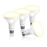 OxyLED BR30 LED Light Bulbs,9W 810LM Soft Warm Light, 120° Beam Angle Wide Flood Light Bulb, 4 packs