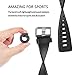 Wepro Bands Compatible with Fitbit Versa/Versa 2/Versa Lite SE SmartWatch for Women Men, Sports Replacement Wristband Strap for Fitbit Versa Watch, Small, Black, Navy Blue, White