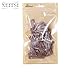 NEITSI 50 Pcs Wig Hair Extension Clips with Rubber U-Shape 6 Teeth Snap Comb Clips Metal Silicone Clips In Hair Extension for Women Hairpiece (2.8cm, Brown)