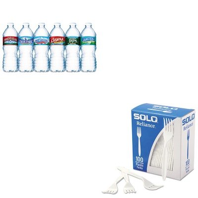 KITNLE101243SLORSWFX - Value Kit - Solo Boxed Reliance Mediumweight Cutlery (SLORSWFX) and Nestle Bottled Spring Water (NLE101243)
