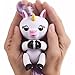 Interactive Baby Unicorn, VESNIBA New Hot Sale Little Baby Fingerlings Pet Electronic Gigi Unicorn Children Kids Toy (X-White with Multicolor Hair)