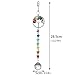 H&D The Tree of Life Crystal Ball Pendant Chandelier Decor Hanging Prism Ornaments