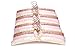 JS HANGER Padded Clothes Hangers for Sweaters - 17 Inch Coat Hangers No Shoulder Bump Foam Hanger Non Slip Satin Canvas Covers for Adults Wedding Bridesmaid Pack of 10, Ivory White