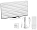 ViewTV VT-826DJ 50 Mile Range HDTV All-in-One Indoor HD Amplified Digital TV Antenna with Built-in Wireless Doorbell Receiver, USB Power Supply - White