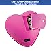 2 Pack, Inventiv 30 Second Voice Sound Recorder Module for Plush Toy, Stuffed Teddy Bear Animal Recordable Heart, Record Custom Messages (Pink)
