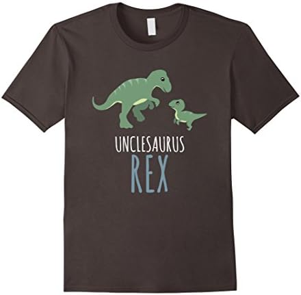 Mens Unclesaurus Rex T-Shirt Uncle Saurus Dinosaur Lover Tee XL Asphalt