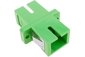 Elfcam® - Fiber Optic Adapter Coupler SC/APC Female to SC/APC Female Singlemode Simplex, 1 Pack
