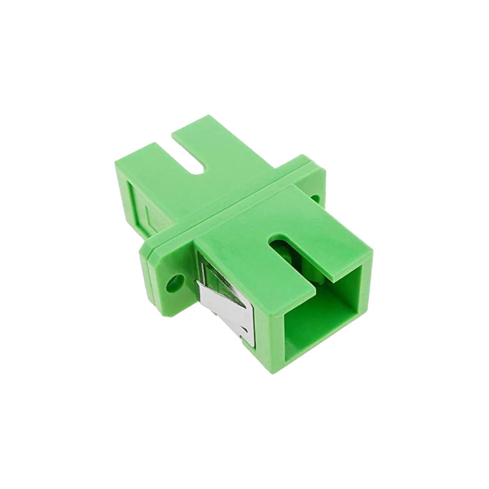Elfcam® - Fiber Optic Adapter Coupler SCA Female to SCA Female Singlemode Simplex, 1 Pack