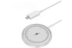 15W Magnetic Wireless Charger Fast Charging Pad Stand for Magsafe iPhone 17 16 15 14 13 12 Mini Pro Max Airpods PD Mobile Pho