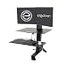 Ergotron - WorkFit-S Dual Sit-Stand Workstation with Worksurface - for Tabletop, Black