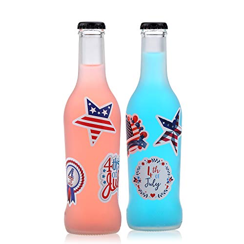 5 Decorations+Stickers+Independence+Patriotic+Waterproof