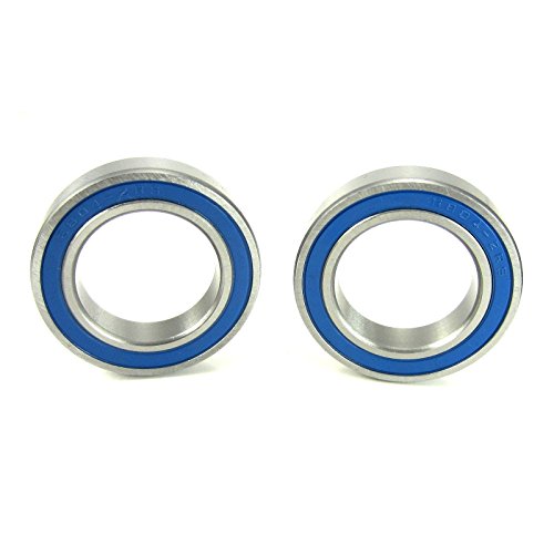 20x32x7mm Precision Ball Bearings ABEC 3 Blue Rubber Seals (2)