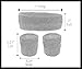 Funny Guy Mugs Rage Unisex Sweatband Set (3-Pack: 1 Headband & 2 Wristbands)