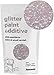 Hemway Glitter Paint Additive 100g / 3.5oz Crystals for Acrylic Emulsion Paint - Interior Wall, Furniture, Ceiling, Wood, Varnish, Matte - Chunky (1/40