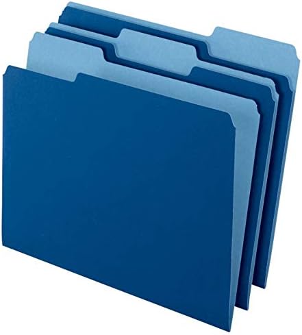 Office Depot Top Tab Color File Folders ODOM01632 Assorted Colors Box of 100 1/3 Cut Letter Size ...