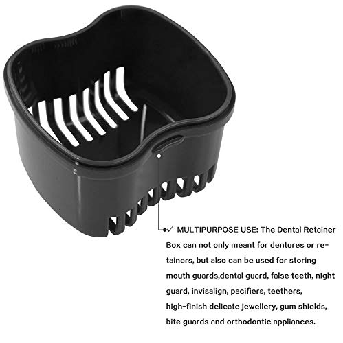 2 Denture+Retainer+Dentures+Container+Basket