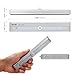 Albrillo Closet Light Motion Sensing Rechargeable Battery Under Cabinet Lighting Stick on 10 LED