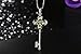 GAEA H - Lucky Clover Series Clover Key Pendant Necklace Crystals from Swarovski GHJN034