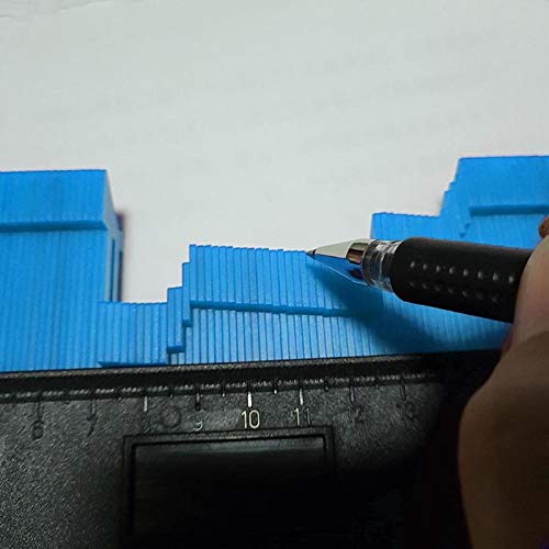 Meka-supplies - Plastic Profile Copy Gauge Irregular Shaper Contour Gauge Duplicator Wood Marking Tool Tiling Laminate Tiles Measuring Tools