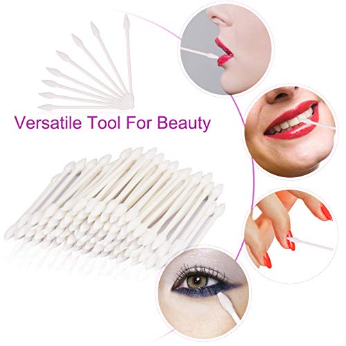 Amariver 600 Pieces Cotton Swabs,Disposable Precision Double Tips Cotton Swabs for Beauty Pet Care Baby Care(3 x 200pcs)