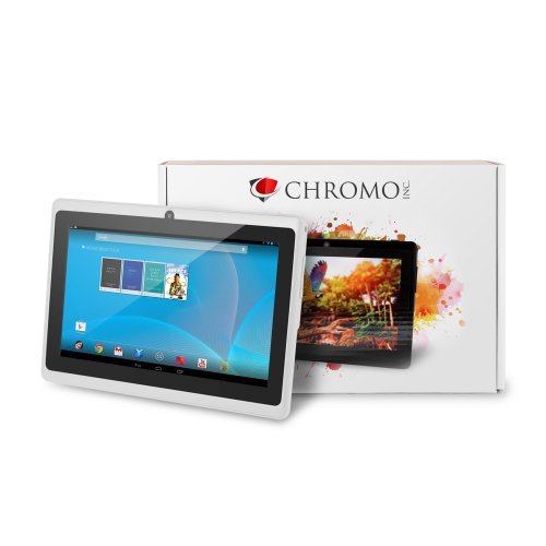 Chromo Inc 7-inch  (White) - (512 MB DDR3 RAM, 4 GB HDD, Android 4.1 JellyBean)