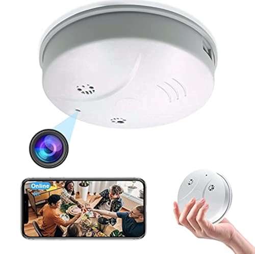 Hidden Smoke Detector, Spy Camera for Home Surveillance with Night