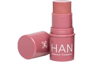 HAN Skincare Cosmetics Vegan, Cruelty-Free 3-in-1 Multistick for Cheeks, Lips, Eyes, Rose Dust