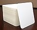 Qty 50 Plain White Square Coasters - By Kokel Cookware