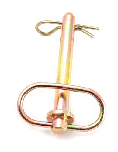 Forney 61330 Hitch Pin, Yellow Zinc, 5/8-Inch-by-4-1/2-Inch