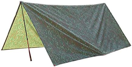 Molumo 10 x 10 Feet Large Waterproof Tent Tarp Footprint Groundsheet Rip-stop Hammock Rain Fly for Camping, Picnic, Backyard (Digital Camo)
