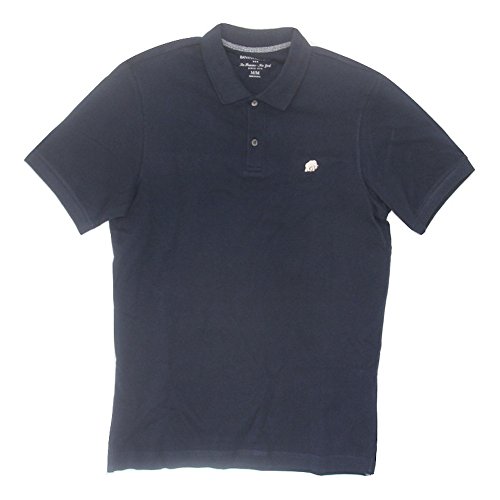 Banana Republic Solid Pique-Navy Blue