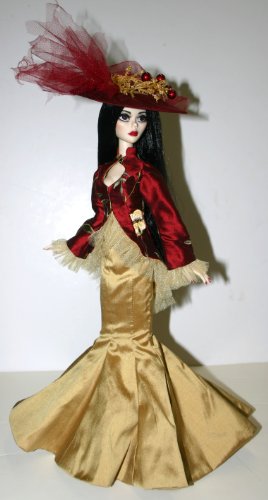 Dark Decorum Pattern for 17" Evangeline Ghastly