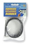 Ettore Replacement Squeegee Rubber, 12-Inch