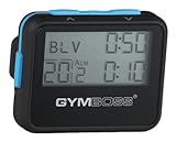 Gymboss Interval Timer and Stopwatch - Black / Blue