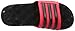 adidas Performance Men's Adissage 2.0 Stripes Athletic Sandal, Ray Red/Black/Black, 8 M US