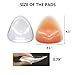 LLMoon Silicone Bra Pads Inserts, Transparent Cleavage, Enhancing Breast Pads(2 Pairs)