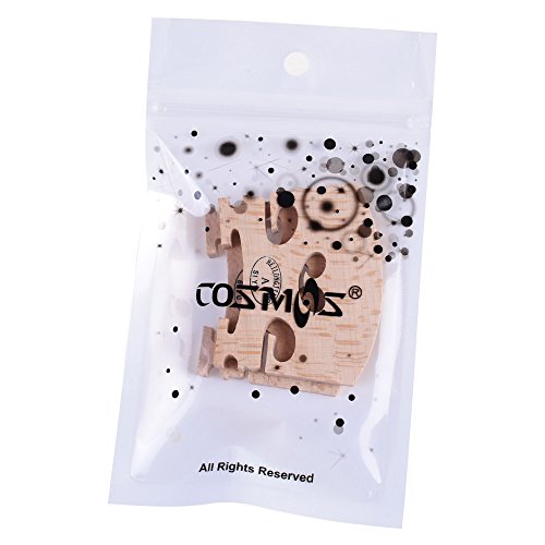 image for CM COSMOS 4 Pcs Violin Bridge Full Size Violin Bridge Replacement Part