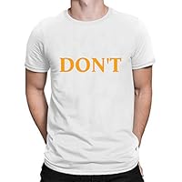 VoPee Mens Tee Dont Schitts Creek Daniel Levy Graphic T-Shirt White Yellow