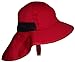 N'Ice Caps Girls Big Brim Flapper Hat with Side Mesh